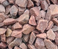 Granitinė skalda rausva kvarcito